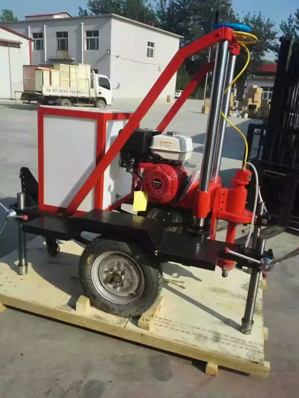 車拖式路面鉆孔取芯機