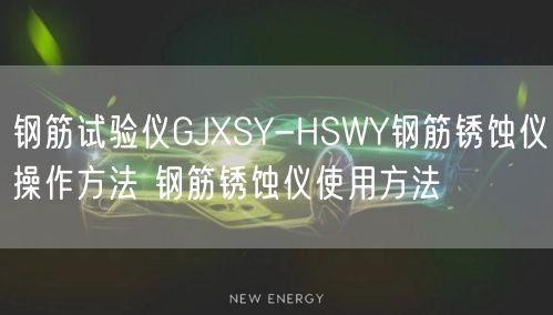 鋼筋試驗儀GJXSY-HSWY鋼筋銹蝕儀操作方法 鋼筋銹蝕儀使用方法(圖1) 鋼筋試驗儀GJXSY-HSWY鋼筋銹蝕儀操作方法 鋼筋銹蝕儀使用方法(圖1)
