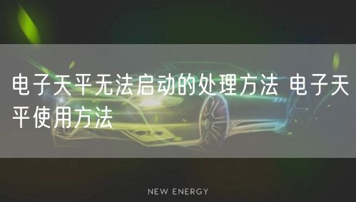 電子天平無法啟動的處理方法 電子天平使用方法(圖1) 電子天平無法啟動的處理方法 電子天平使用方法(圖1)